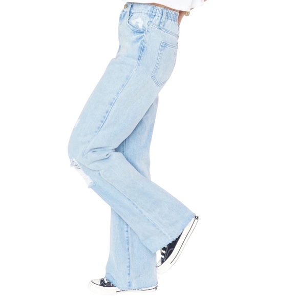 Show Me Your MuMu Distressed Baggy High Rise Jeans 29 - Picture 10 of 11